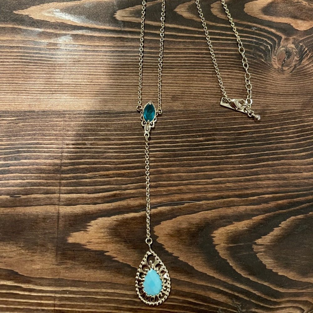 Kendra Scott Necklace in Aqua
